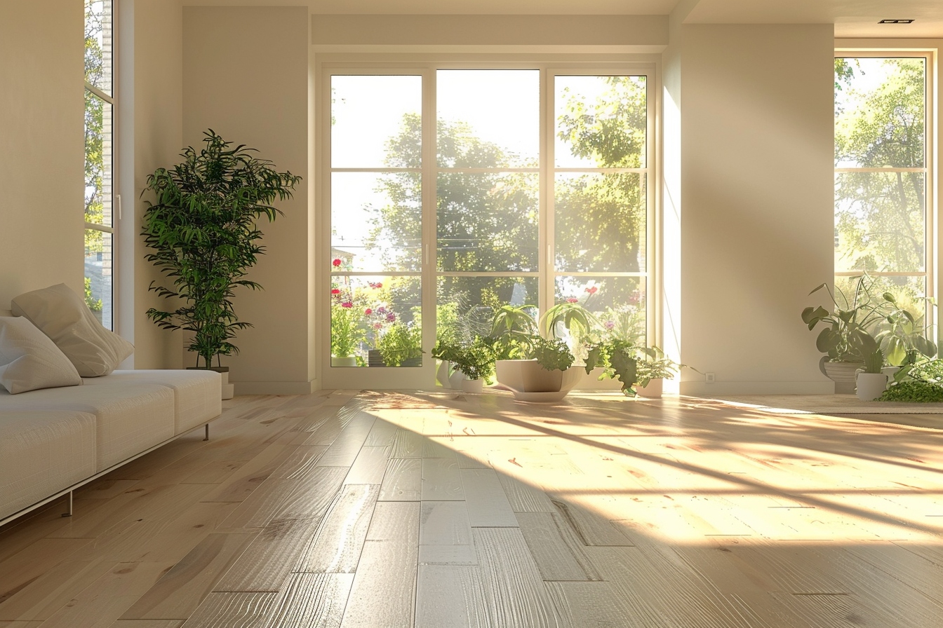 Vue avant-après d'un appartement spacieux à Bobigny après un débarras gratuit contre récupération, montrant la transformation en un logement modernisé